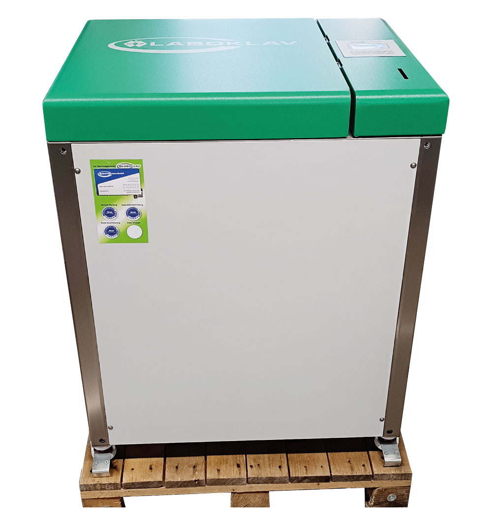 Gebrauchter Dampfsterilisator SHP Laboklav 80 MSLV mit Vakuum, Schnellrückkühlung und Stützdruck und Lüfter - Standgerät