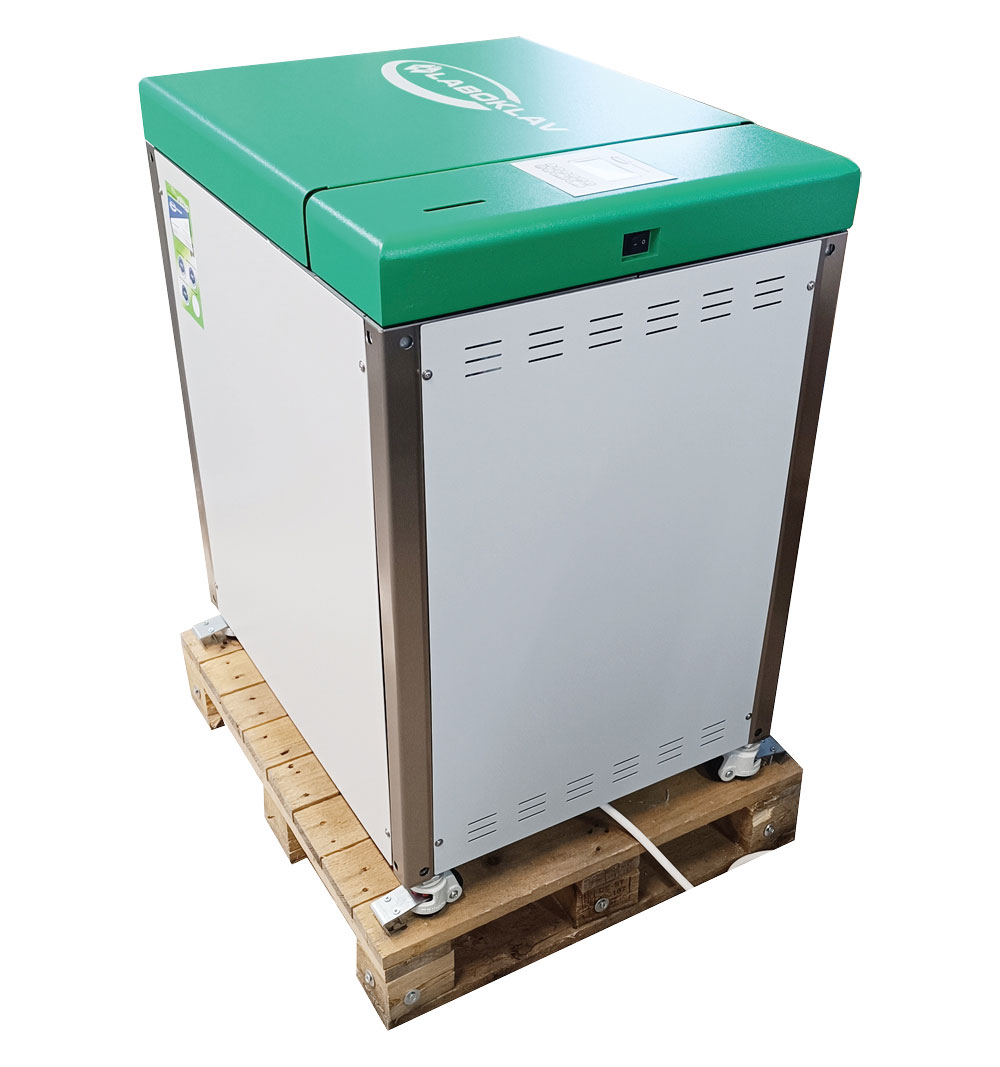 Gebrauchter Dampfsterilisator SHP Laboklav 80 MSLV mit Vakuum, Schnellrückkühlung und Stützdruck und Lüfter - Standgerät