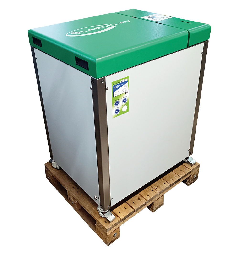 Gebrauchter Dampfsterilisator SHP Laboklav 80 MSLV mit Vakuum, Schnellrückkühlung und Stützdruck und Lüfter - Standgerät