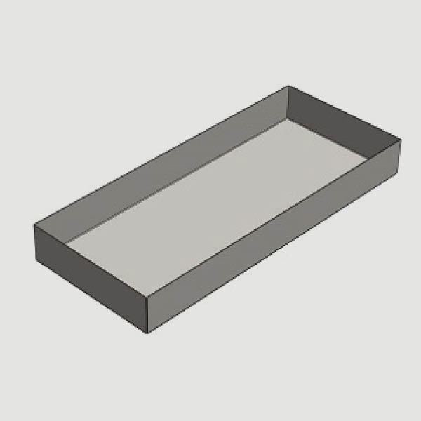 Closed tray