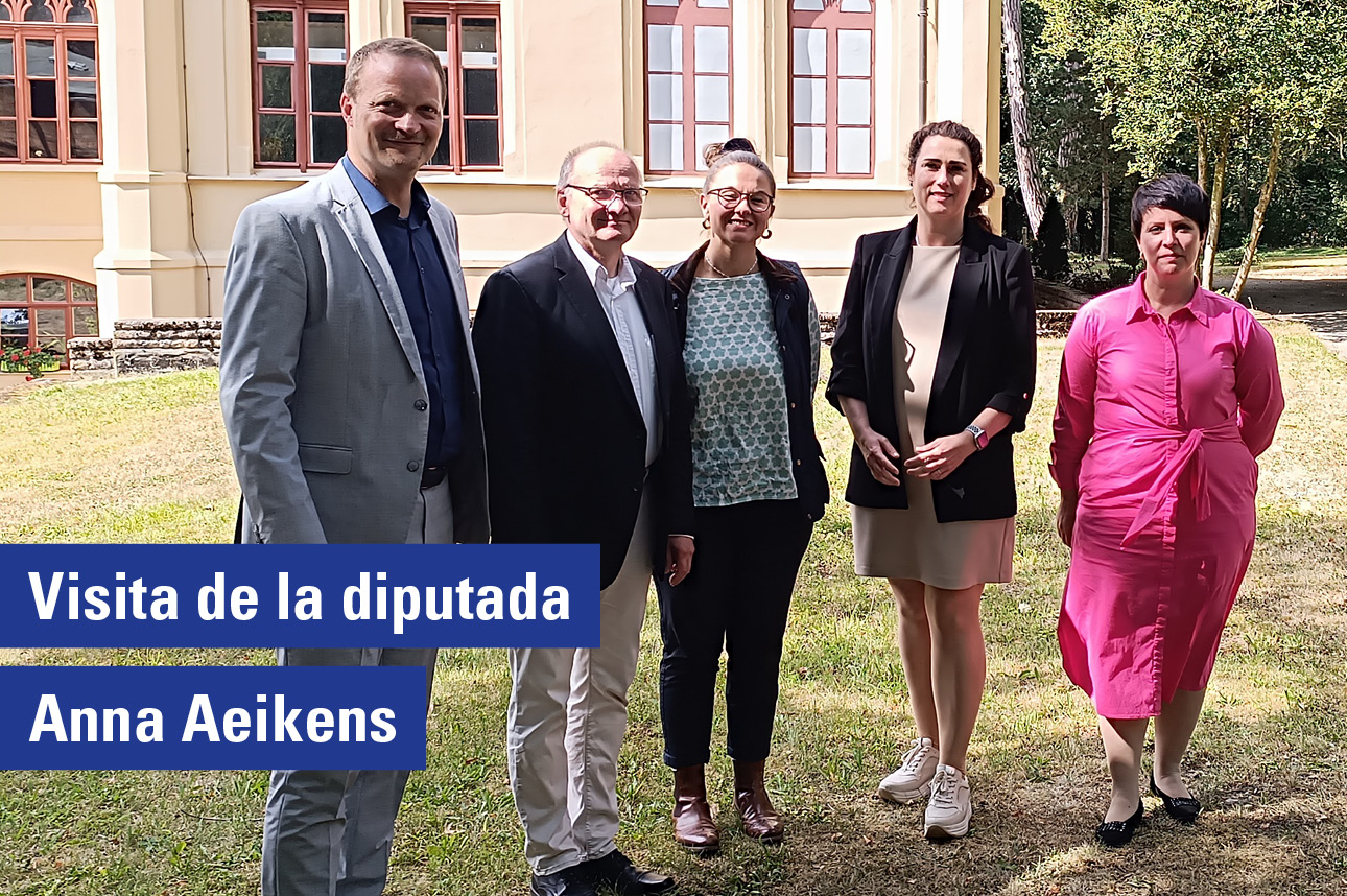 Visita de la diputada Anna Aeikens