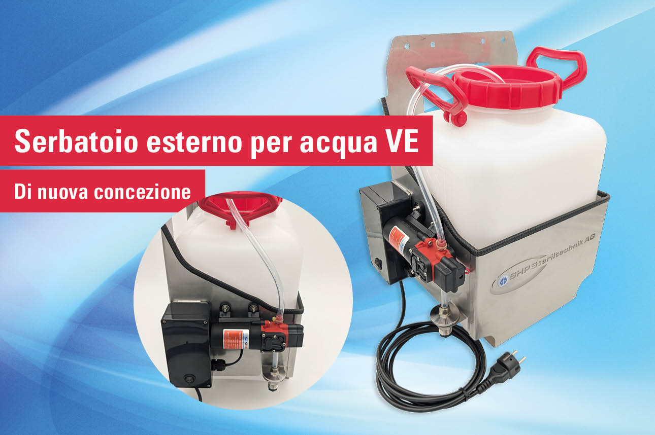 Serbatoio esterno dell'acqua VE per la serie LABOKLAV 55–195