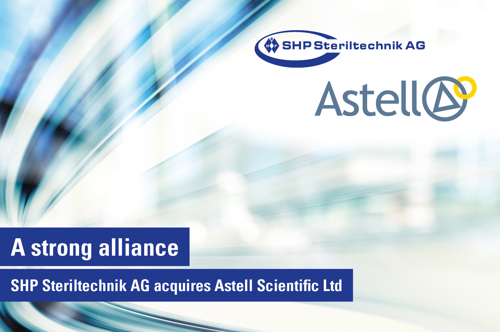 شركة SHP Steriltechnik AG تستحوذ على شركة Astell Scientific Ltd