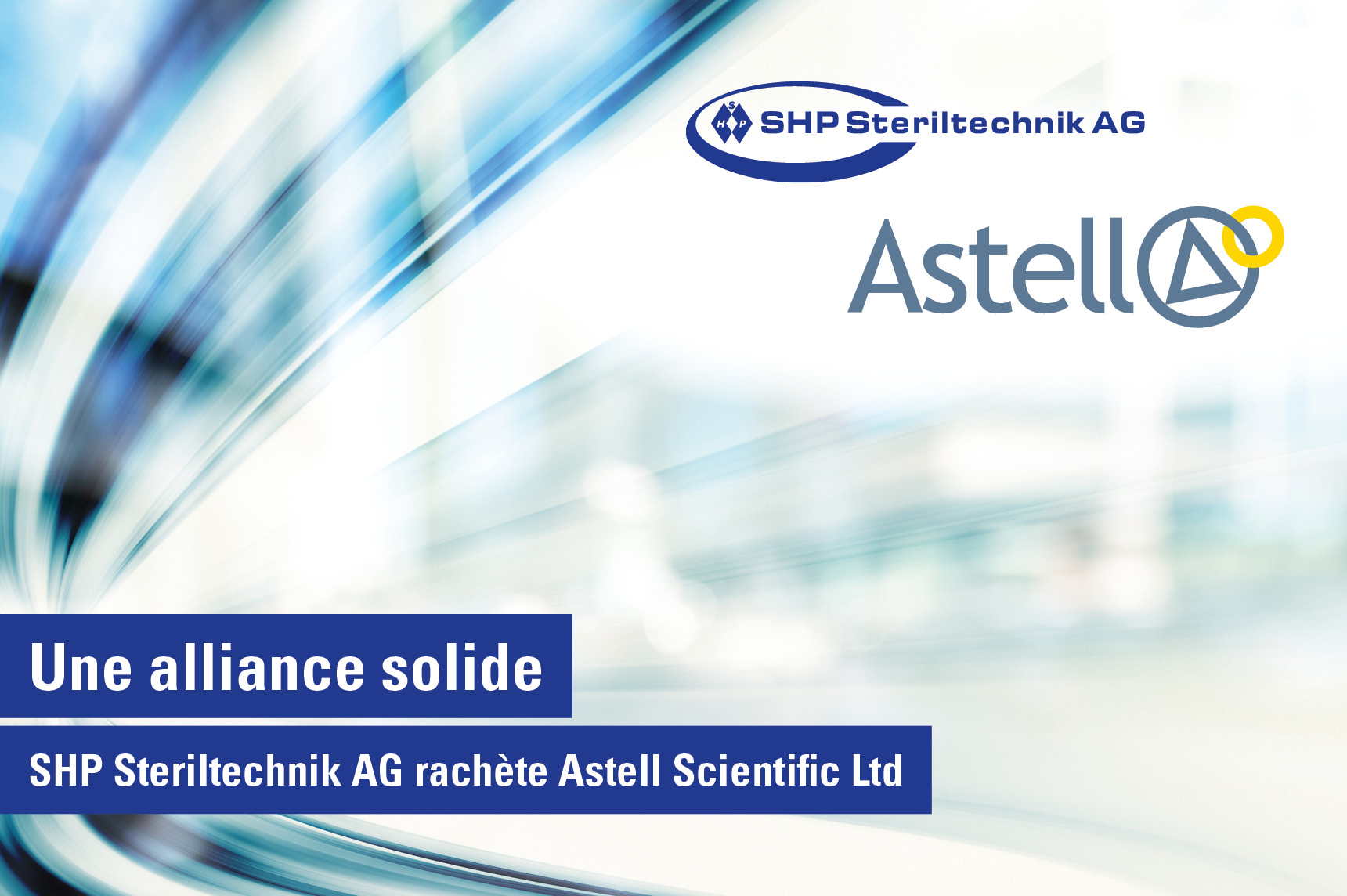 SHP Steriltechnik AG rachète Astell Scientific Ltd