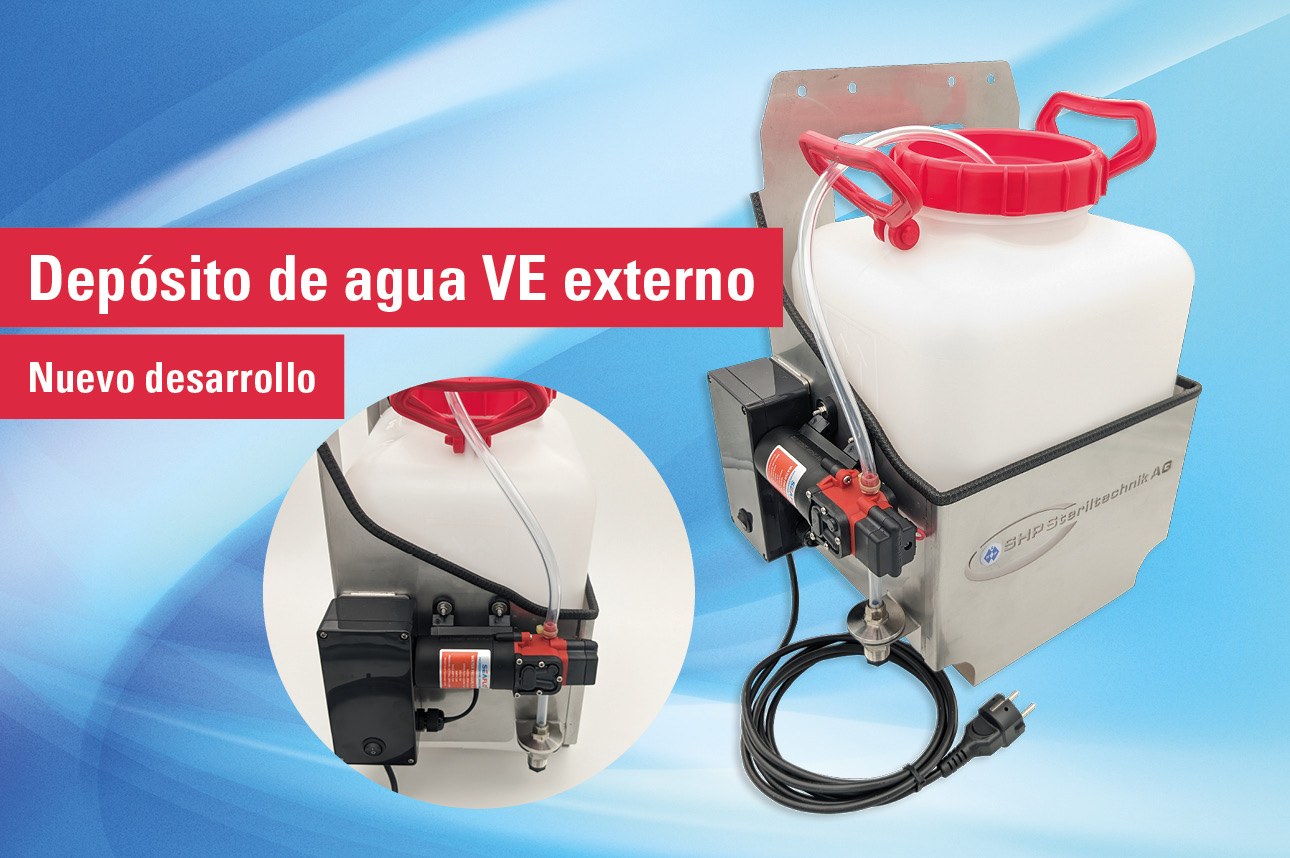 Depósito de agua VE externo para la serie LABOKLAV 55-195