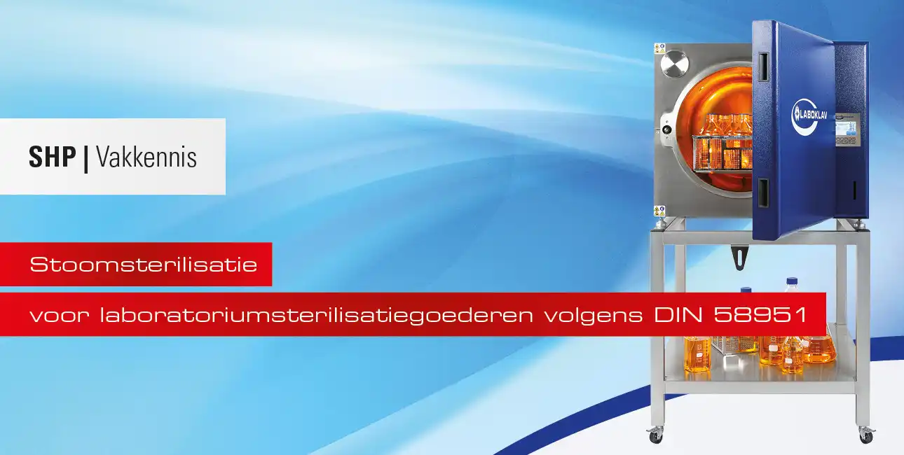 Stoomsterilisatoren voor laboratoriumsterilisatiegoederen volgens DIN 58951